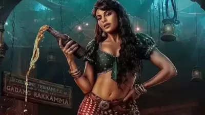 Jacqueline Fernandez plays Rakamma in Kiccha Sudeep-starrer Vikrant Rona. Jacqueline Fernandez plays Rakamma in Kiccha Sudeep-starrer Vikrant Rona.