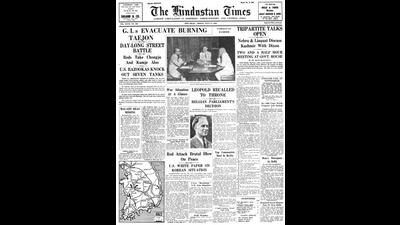 HT This Day: July 21, 1950 -- Parleys on Kashmir HT This Day: July 21, 1950 -- Parleys on Kashmir