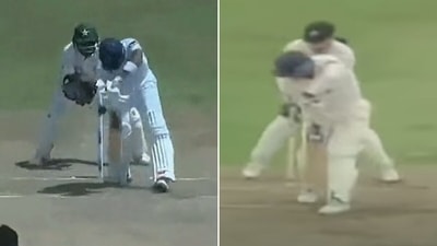 Yasir Shah's delivery to Kusal Mendis brought back memories of Shane Warne's ‘Ball of the Century’. (Screengrab. ) Yasir Shah's delivery to Kusal Mendis brought back memories of Shane Warne's ‘Ball of the Century’. (Screengrab. )