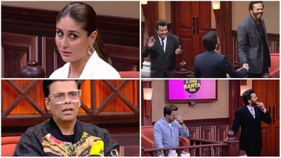 Kareena Kapoor, Karan Johar, Riteish Deshmukh among others in stills from Case Toh Banta Hai trailer. Kareena Kapoor, Karan Johar, Riteish Deshmukh among others in stills from Case Toh Banta Hai trailer.