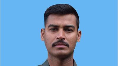 The White Knight Corps has expressed grief over the loss of two army personnel, Captain Anand (in photo) and Naib Subedar Bhagwan Singh, and expressed solidarity with their families. (Twitter/Whiteknight_IA) The White Knight Corps has expressed grief over the loss of two army personnel, Captain Anand (in photo) and Naib Subedar Bhagwan Singh, and expressed solidarity with their families. (Twitter/Whiteknight_IA)