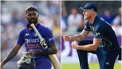 Pandya had dismissed Stokes earlier in England's innings Pandya had dismissed Stokes earlier in England's innings