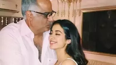 Janhvi Kapoor talks about Boney Kapoor's film debut. Janhvi Kapoor talks about Boney Kapoor's film debut.
