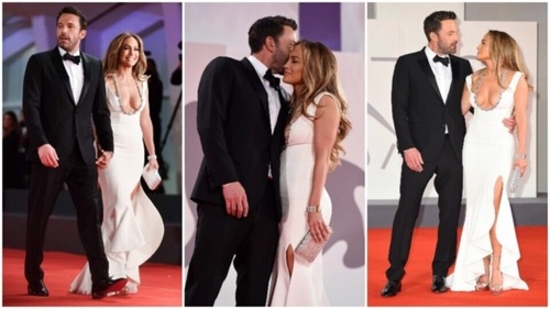 Jennifer Lopez and Ben Affleck at the Venice Film Festival. Jennifer Lopez and Ben Affleck at the Venice Film Festival. 