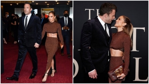 Jennifer Lopez and Ben Affleck stun on the red carpet. Jennifer Lopez and Ben Affleck stun on the red carpet. 