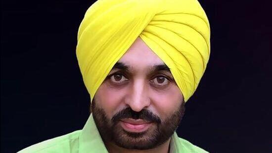 Punjab Bhagwant Mann presided over a review meeting of the public works department on Monday. (HT File)