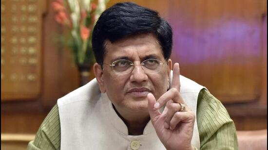 Union commerce minister Piyush Goyal. (HT File Photo) Union commerce minister Piyush Goyal. (HT File Photo)