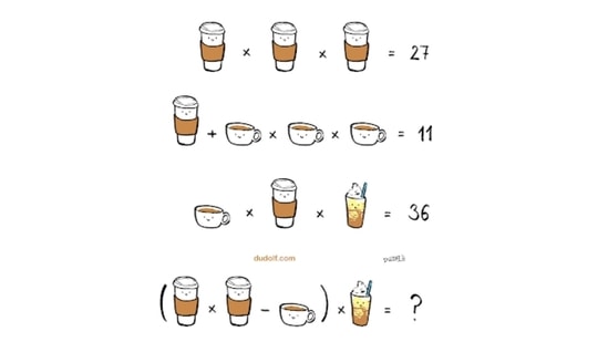The maths brain-teaser was created by illustrator Gergely Dudás.(Facebook/@Gergely Dudás - Dudolf) The maths brain-teaser was created by illustrator Gergely Dudás.(Facebook/@Gergely Dudás - Dudolf)