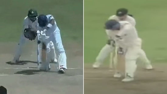 Yasir Shah's delivery to Kusal Mendis brought back memories of Shane Warne's ‘Ball of the Century’. &nbsp;(Screengrab. )