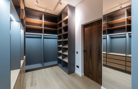 Modern Popular Bedroom Wardrobe Wooden Sliding Closet Design