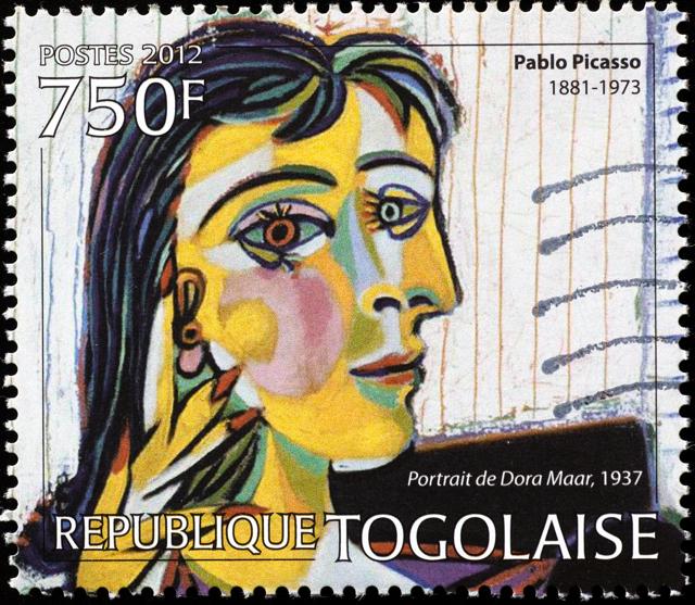 Apparently, you don’t have to look like Dora Maar to be successful on a dating app. One of Picasso’s most famous paintings on a stamp. (Shutterstock)