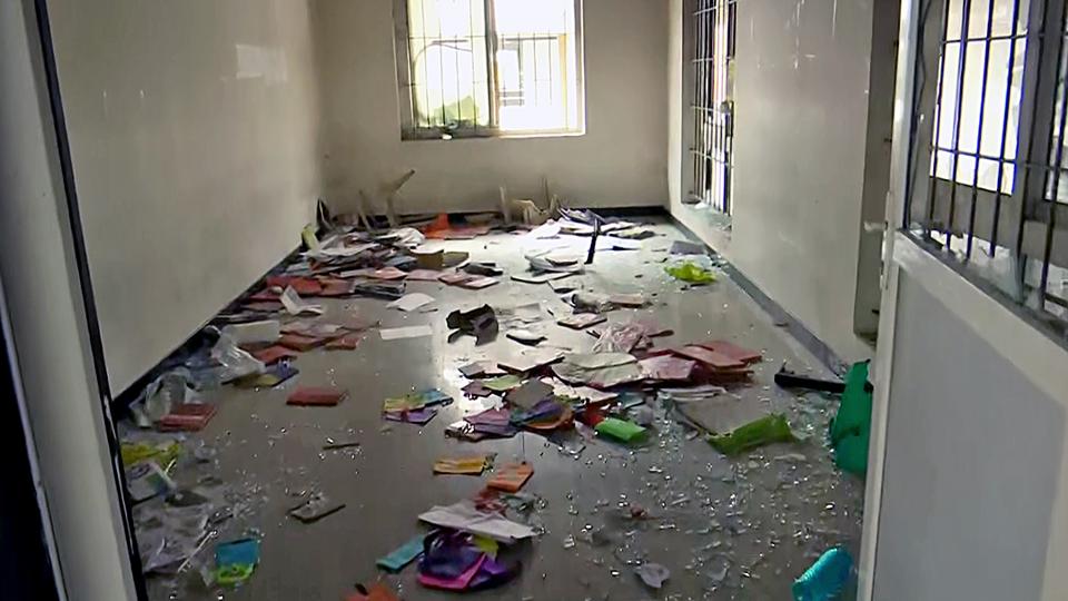The girl had jumped from her hostel room on the third floor, school authorities and police had said. (ANI Photo)