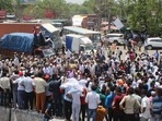 A file photo of protests in Haryana against the Centre’s Agnipath scheme. A file photo of protests in Haryana against the Centre’s Agnipath scheme.