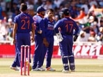 Rishabh Pant, Rohit Sharma and other India players celebrate