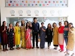 Karnataka state topper Adi Kishore with the principal and teachers of TRIO World School, Bengaluru. (Image source: PRNewswire) Karnataka state topper Adi Kishore with the principal and teachers of TRIO World School, Bengaluru. (Image source: PRNewswire)