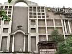 A view of the Uphaar cinema’s property at Green Park in New Delhi, India, on Wednesday, September 5, 2018. A view of the Uphaar cinema’s property at Green Park in New Delhi, India, on Wednesday, September 5, 2018.