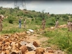 The incident took place late Monday night in the Pachgaon area of Haryana's Nuh district (Screengrab)&nbsp;