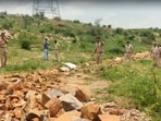 The incident took place late Monday night in the Pachgaon area of Haryana's Nuh district (Screengrab)&nbsp;