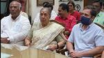 Opposition's vice presidential candidate Margaret Alva files her nomination papers at Parliament House in the presence of Congress leaders Rahul Gandhi (right) and Mallikarjun Kharge in New Delhi on Tuesday. (ANI Photo) Opposition's vice presidential candidate Margaret Alva files her nomination papers at Parliament House in the presence of Congress leaders Rahul Gandhi (right) and Mallikarjun Kharge in New Delhi on Tuesday. (ANI Photo)