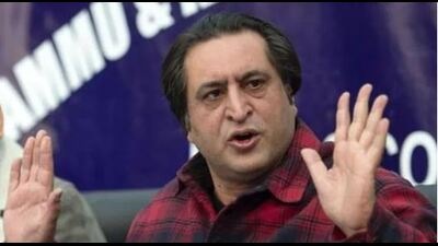 People’s Conference president Sajad Gani Lone had switched sides in 2009 and joined the pro-India politics by fighting parliamentary elections, a first separatist to do so in Kashmir after militancy erupted in the Valley in 1989. (HT file)