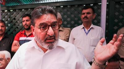Apni Party president Syed Mohammed Altaf Bukhari was speaking at a programme here wherein several women from RS Pura and a sarpanch, Ashok Kumar, besides two panchs joined the outfit. (PTI) Apni Party president Syed Mohammed Altaf Bukhari was speaking at a programme here wherein several women from RS Pura and a sarpanch, Ashok Kumar, besides two panchs joined the outfit. (PTI)