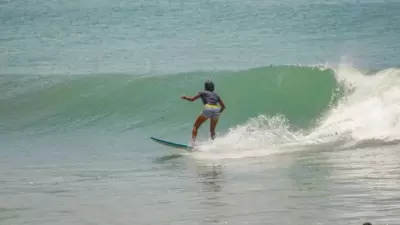 Covelong/Kovalam Village, Tamil Nadu: This is one of the most famous surfing spots in India with the most remarkable social surfing movement and the most reliable waves. Plan a trip around August to witness the lively festival featuring music and yoga. (Instagram/@nitishasethia) Covelong/Kovalam Village, Tamil Nadu: This is one of the most famous surfing spots in India with the most remarkable social surfing movement and the most reliable waves. Plan a trip around August to witness the lively festival featuring music and yoga. (Instagram/@nitishasethia)