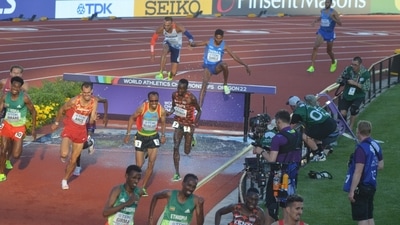 Avinash Sable finished 11th in the 3000m steeplechase final. (Twitter/@Media_SAI)