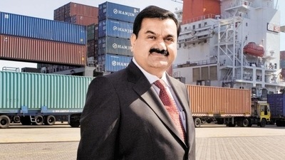 File photo of Adani Group chairman Gautam Adani at Mundra Port in Gujarat. (HT photo)