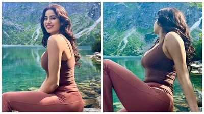 Janhvi Kapoor is gorgeous as the scenic mountains in this new photoshoot, shows athleisure is the new style trend (Instagram ) Janhvi Kapoor is gorgeous as the scenic mountains in this new photoshoot, shows athleisure is the new style trend (Instagram )