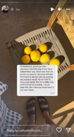 Vet's message to the woman. (Instagram/@sailorandscout)