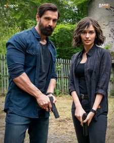 Manushi Chillar began shooting with John Abraham. Manushi Chillar began shooting with John Abraham.