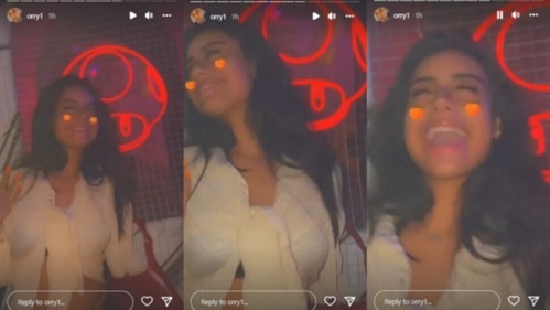 Nysa also lips-synced to the song while grooving. Nysa also lips-synced to the song while grooving.