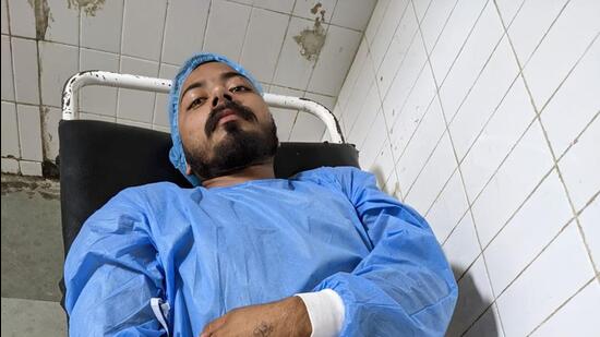Despite their sense of invincibility, these teenagers, who once had a promising future before them, are behind bars and their third partner in crime, Rania, a district-level athlete, is recovering from bullet wounds sustained during the gunfight with cops at Government Medical College and Hospital , Sector 32, Chandigarh. (HT PHOTO)