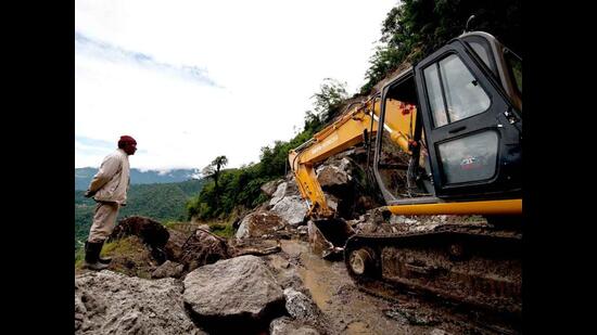 The Centre’s view (presented before the Supreme Court in the Char Dham case) has been that highways are essential for national security. (HT PHOTO) The Centre’s view (presented before the Supreme Court in the Char Dham case) has been that highways are essential for national security. (HT PHOTO)