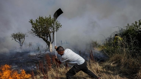 The average maximum for first 18 days of July in Europe is 25.24 degrees, which is 2.11 degrees warmer than normal for this period.(AP Photo)