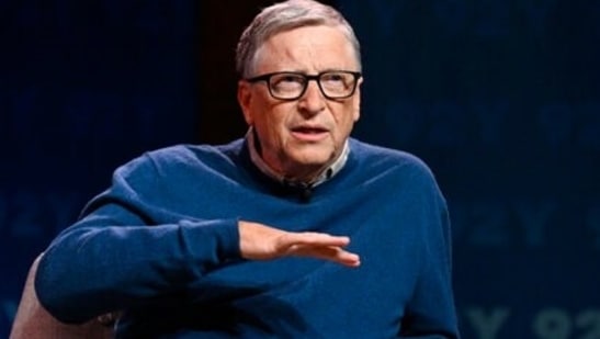 Bill Gates had earlier lauded the country's vaccination drive when he met Union health minister Mansukh Mandaviya at the World Economic Forum (WEF) in Davos in May.(AP file photo)