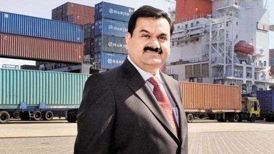 File photo of Adani Group chairman Gautam Adani at Mundra Port in Gujarat.(HT photo)