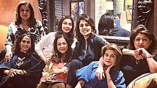 Farah Khan, Sunita Kapoor and Neetu Kapoor had a reunion on Monday.&nbsp;