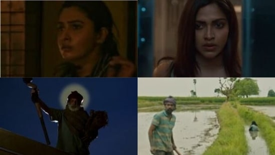 Stills from trailer of Tamil anthology Victim.