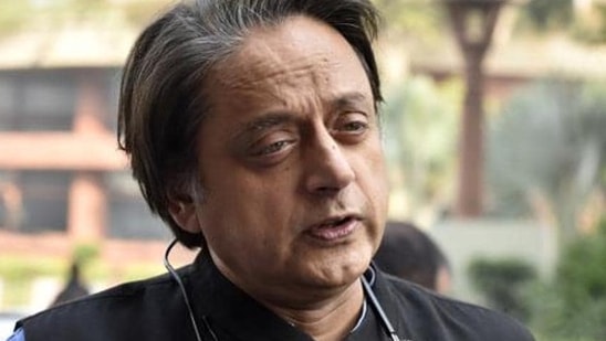 Congress MP Shashi Tharoor slammed the government. (File)(Sanjeev Verma/HT PHOTO)