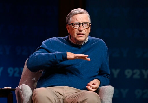 Bill Gates had earlier lauded the country's vaccination drive when he met Union health minister Mansukh Mandaviya at the World Economic Forum (WEF) in Davos in May. (AP file photo) Bill Gates had earlier lauded the country's vaccination drive when he met Union health minister Mansukh Mandaviya at the World Economic Forum (WEF) in Davos in May. (AP file photo)