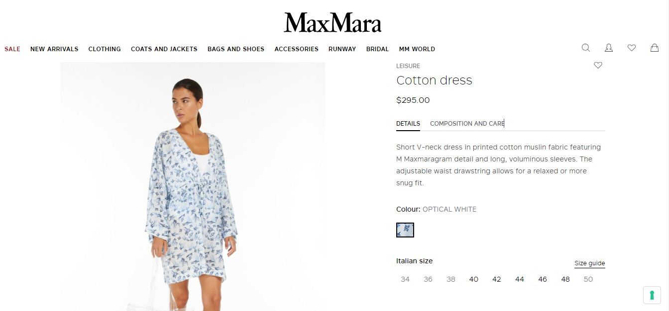 The price of the dress Katrina Kaif wore in the click.&nbsp; (maxmara.com)