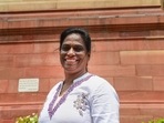 New Delhi: Nominated Rajya Sabha MP PT Usha at Parliament House during the ongoing Monsoon Session, in New Delhi, (PTI Photo/Kamal Kishore) New Delhi: Nominated Rajya Sabha MP PT Usha at Parliament House during the ongoing Monsoon Session, in New Delhi, (PTI Photo/Kamal Kishore)