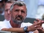 Novak Djokovic's coach, Goran Ivanisevic attends the men's singles Wimbledon 2022 final tennis match.(AFP) Novak Djokovic's coach, Goran Ivanisevic attends the men's singles Wimbledon 2022 final tennis match.(AFP)