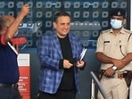 Joe Russo spotted at Kalina airport in Mumbai on Wednesday. (Varinder Chawla) Joe Russo spotted at Kalina airport in Mumbai on Wednesday. (Varinder Chawla)