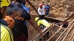 The state disaster response force (SDRF) teams engaged in rescue operations at the spot where the under-construction bridge collapsed. (Sourced)