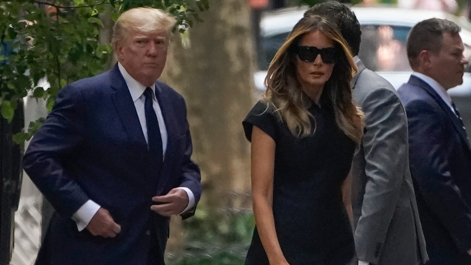 Donald Trump dan keluarganya menghadiri pemakaman Ivana Trump di New York City |  berita Dunia