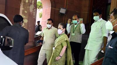 Congress president Sonia Gandhi is set to appear before the ED on Thursday in a money laundering case related to the National Herald-AJL case. (ANI) Congress president Sonia Gandhi is set to appear before the ED on Thursday in a money laundering case related to the National Herald-AJL case. (ANI)