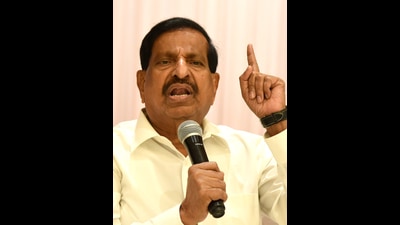 Forty-seven-year-old woman who has claimed to be live-in partner of Ganesh Naik (in pic), has filed a petition in CBD Belapur court demanding Ganesh Naik to take a DNA test to prove he is the father of her son. (HT FILE PHOTO) Forty-seven-year-old woman who has claimed to be live-in partner of Ganesh Naik (in pic), has filed a petition in CBD Belapur court demanding Ganesh Naik to take a DNA test to prove he is the father of her son. (HT FILE PHOTO)