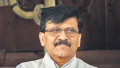 New Delhi, India - Nov. 21, 2019: Shiv Sena leader Sanjay Raut seen during the winter session at Parliament in New Delhi, India, on Thursday, November 21, 2019. (Photo by Vipin Kumar/ Hindustan Times) (Vipin Kumar/HT PHOTO) New Delhi, India - Nov. 21, 2019: Shiv Sena leader Sanjay Raut seen during the winter session at Parliament in New Delhi, India, on Thursday, November 21, 2019. (Photo by Vipin Kumar/ Hindustan Times) (Vipin Kumar/HT PHOTO)